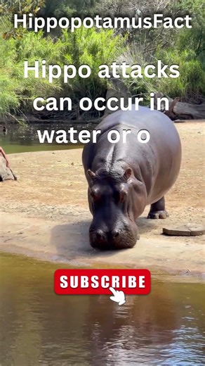 Hippopotamus facts #shortsviral