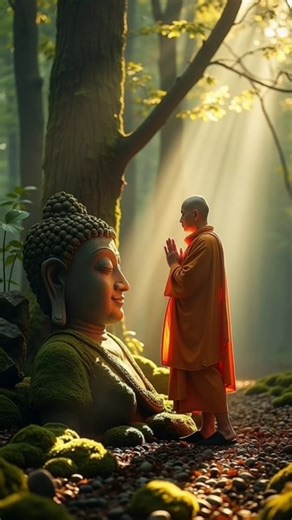 ✨Zen Forest Encounter✨#shorts #shorts feed #buddha
