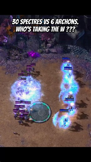 30 Spectres vs 6 Archons | SC2.BattleRumBle #sc2 #rts #starcraft2 #스타크래프트2 #UnitBattle