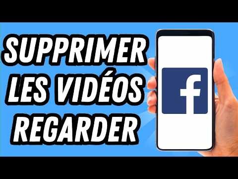Comment supprimer les vidéos regarder sur Facebook (GUIDE COMPLET)
