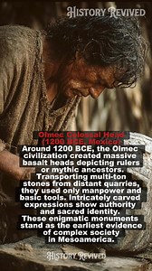 79K views · 512 reactions | How did the Olmec carve and move giant stone heads long before advanced tools existed? #HistoryFacts #AncientMystery #Olmec | History Revived | Facebook