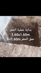 Fondations 1.60mx1.60m Profondeur 1.60m | travaux de construction rénovation expertise bâtiment