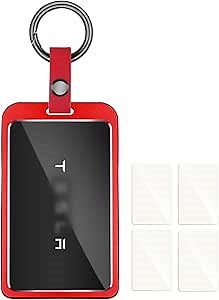 QBUC for Tesla Card Key Holder for Tesla Model 3 and Model Y Key Protective Cover Protective Keycard Case for Tesla Key Card
