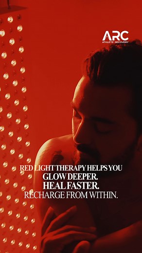 Sore muscles slowing you down? There’s a better way. 🔴 Muscle soreness doesn’t have to derail your training. With Surge Regeneration Red Light Therapy, you’ll experience: ✨ Faster recovery from intense workouts. ✨ Reduced pain and inflammation. | ARC - Athlete Recovery