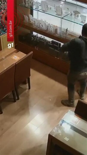 Furto a joalheria em shopping de BH causa prejuízo de R$ 900 mil; VÍDEO