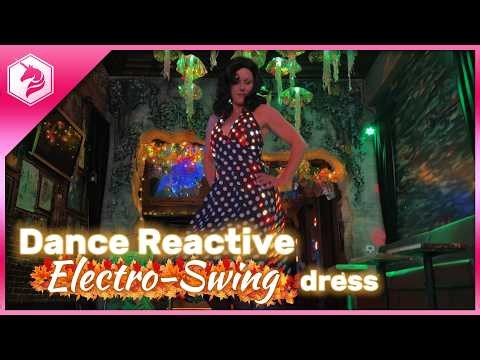 Dance-reactive Electro Swing NeoPixel LED Dress Tutorial #adafruit