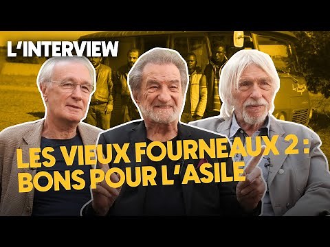 L'INTERVIEW - L'équipe de LES VIEUX FOURNEAUX 2 (Pierre Richard, Eddy Mitchell, Bernard Le Coq...)