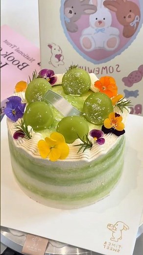 Immersive cake making | Matcha jelly cake making tutorial Wuhan cake Wuhan time and sweet immersive
