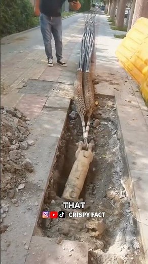 Easy Way to Lay Pipes Underground Without Mess #shorts