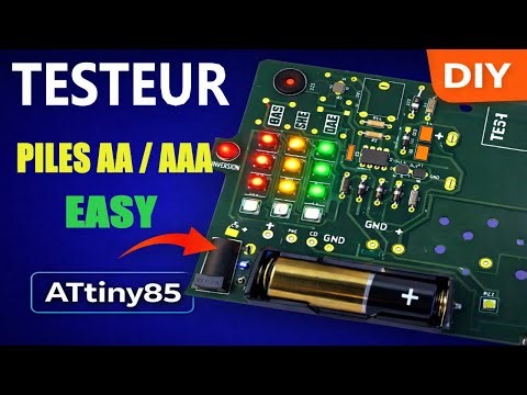 DFTA248 TESTEUR DE PILES - REALISATION + PCB