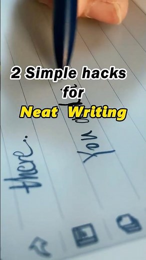 2 easy tips for neat handwriting | handwriting tips | handwriting practice #shorts #handwriting