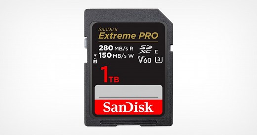 SanDisk's New 1TB SD Card Takes Speed to V60