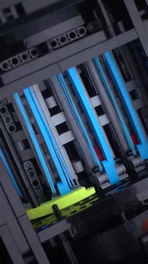 LEGO Minigun Firing Mechanism in Slow Motion