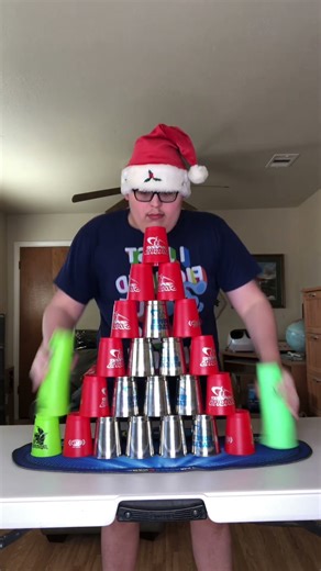 Christmas Stack Attack Part 2 #shorts