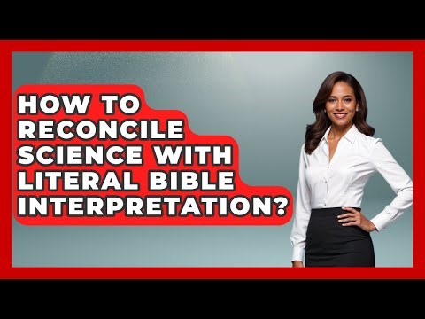 How To Reconcile Science With Literal Bible Interpretation? - Explaining Bible Verses