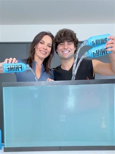 Couple Drinks 30 Gallons of PRIME #Shorts @Coby Persin