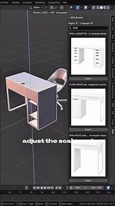 Add your favorite furniture from IKEA in Blender with this free add-on #blendertips #blendertricks
