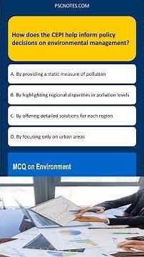 How does the CEPI help inform policy decisions on environmental management?