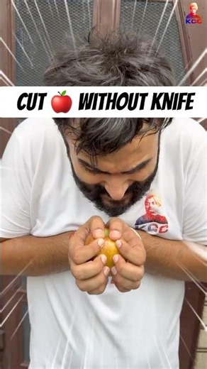 how to cut apple without knife | science experiment #science #experiment