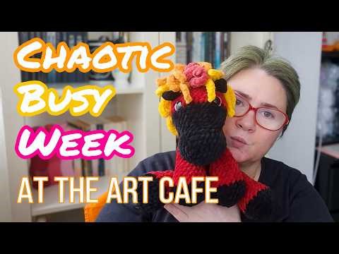 Writing a new story, designing covers, and a a crochet pattern release | Realistic Studio Vlog