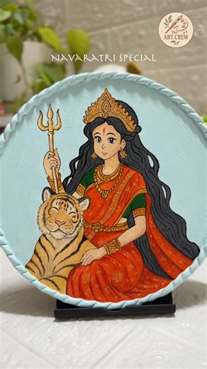 Navratri Special Durga Maa Painting ✨ | Easy Durga Maa Drawing Step by Step Tutorial