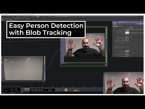 Easy Person Detection with Blob Tracking - TouchDesigner Tutorial 033