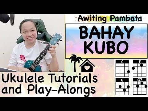 Bahay Kubo | Awiting Pambata | Traditional Filipino Song | Ukulele Tutorial PlayAlong