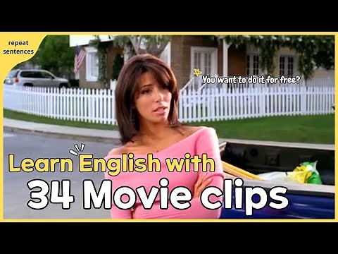 Conversational English from movie clips, Learning English with movie clip phrases