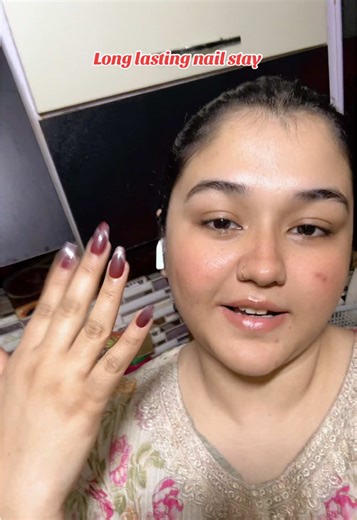 I used GMSA as a nail glue #nails #falsenails #fyp #aiman