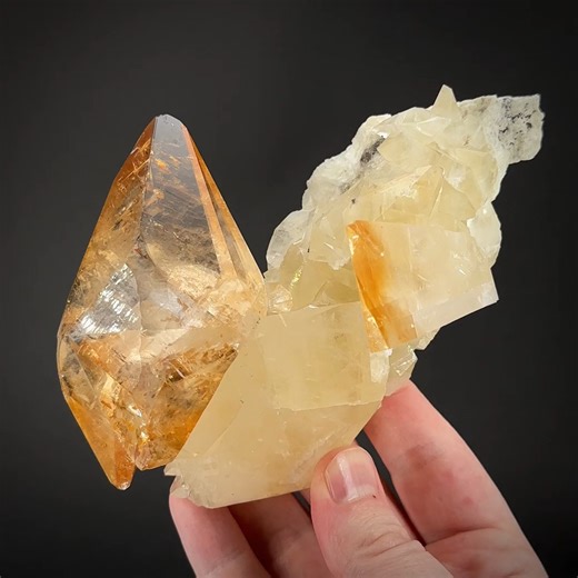 1.2K views · 82 reactions | Calcite on Calcite matrix - Elmwood Mine,...