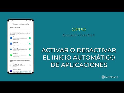 Activar o desactivar el Inicio automático de Aplicaciones - Oppo [Android 11 - ColorOS 11]