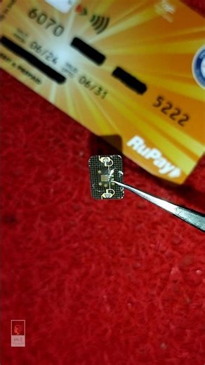 Rupay debit card modified chip remove #experiment #shortvideo