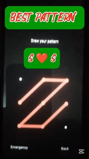 S Name pattern lock password || Pattern lock #shortsfeed #viral #youtubeshorts #shortvideo #shorts