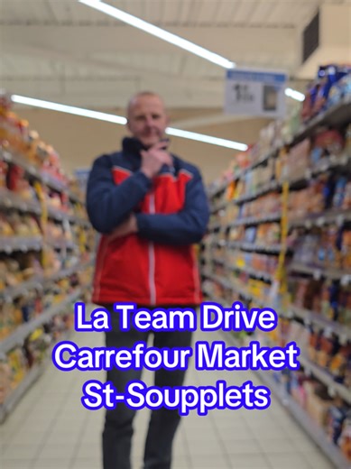 Équipe rapide et souriante au Drive Carrefour Market