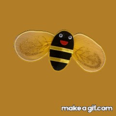 Bee on Make a GIF