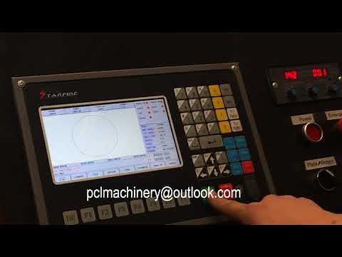 Plasma cutting machine training and teach