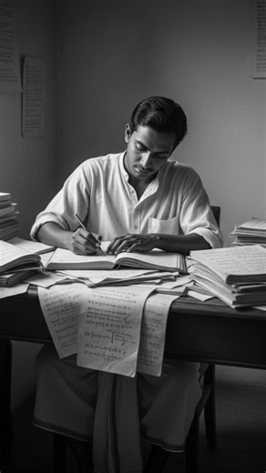 India Legacy Hub on Instagram: "A math genius born in poverty who shocked the world with equations no one had ever seen. Srinivasa Ramanujan - the man who solved infinity. #ramanujan #indiangenius #historyreel #inspiration #srinivasaramanujan Srinivasa Ramanujan was born in 1887 in a small village in Tamil Nadu. With no formal training he discovered advanced mathematical formulas while still a teenager — equations that even today help in black hole physics, string theory and computer science. St