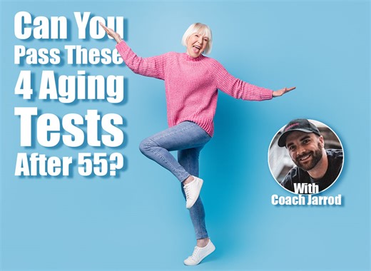 Over 55? If You Can Pass These 4 Simple Balance Tests, You're Aging Backwards
