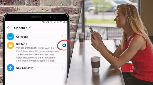 Daten-Backup auf Huawei-Smartphones erstellen