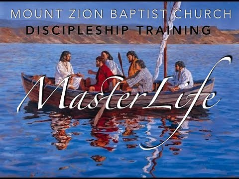 MasterLife - The Disciple's Cross (Week 1) "Spending Time with the Master"