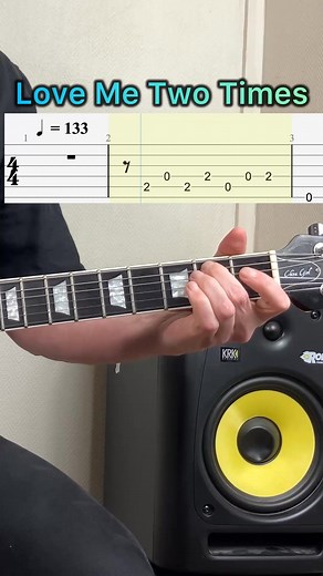 3K views · 4.6K reactions | Love Me Two Times Guitar PDF Tabs patreon.com/1jour1riff #guitartabs #guitarcover #learnguitar #coursdeguitare #guitarstagram #guitarsolo #fypシ | Skid Vyk | Facebook