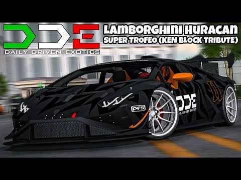 DDE Lamborghini Huracan Super Trofeo (Ken Block Tribute) | Car Parking Multiplayer