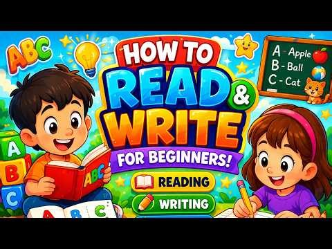 How to Read and Write for Beginners | Easy Step-by-Step Learning for Kids & Adults