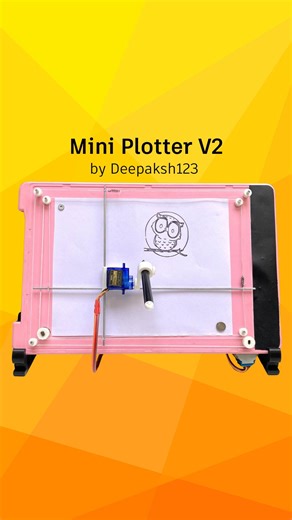 Instructables.com on Instagram: "See how Deepaksh123 built this mini plotter using a broken writing tablet and an Arduino Nano in his instructable [Link in Bio] https://www.instructables.com/Mini-Plotter-V2/ #ArduinoProject #DIYelectronics #MiniPlotter #ArduinoNano #PlotterDrawing #DIYproject #MakeAnything"