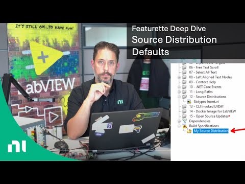 NI LabVIEW 2025 Q3 – Source Distribution Defaults