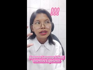 ဂျပန် Language School အင်တာဗျူး အတွေ့အကြုံ | Japanese Language School Interview Experience