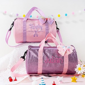 Dance Bag for Little Girls: Custom Name Sparkly Ballet Duffel Bag, Personalized Kids Gift - Etsy