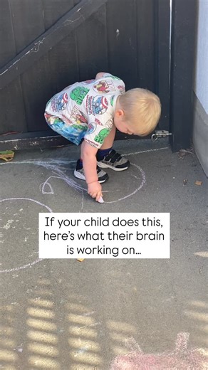 Ruth Vercoe | The Play Schemas Collective on Instagram: "Your child drawing a circle around themselves isn’t about the chalk… it’s about enclosure. The Enclosure Play Schema helps kids explore boundaries, define space, and understand where they end and the world begins. This kind of play builds safety, body awareness, and control. So when they: – draw circles – sit in boxes – build walls – crawl into small spaces It may look “odd”, but it’s exactly what their brain needs. Follow @play_schemas to