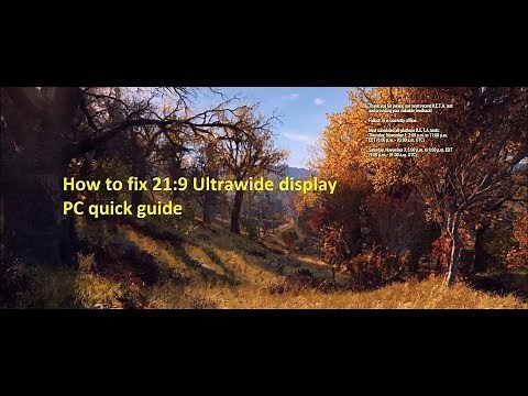 Fallout 76 PC 21:9 quick fix guide for ultrawide displays