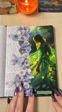 ASMR Fairy journal page #scrapbooking #journal #scrapbookidea #greentheme #diy